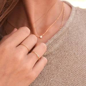 Méora Paris Lueur ring plated with 18k gold.