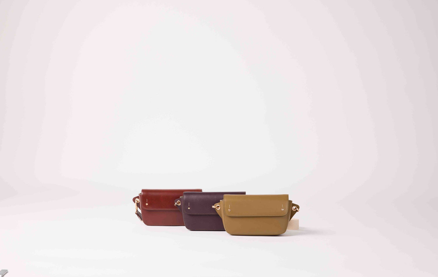 Emilie Bronze Leather Belt Bag – Premium Leather Crossbody Bag