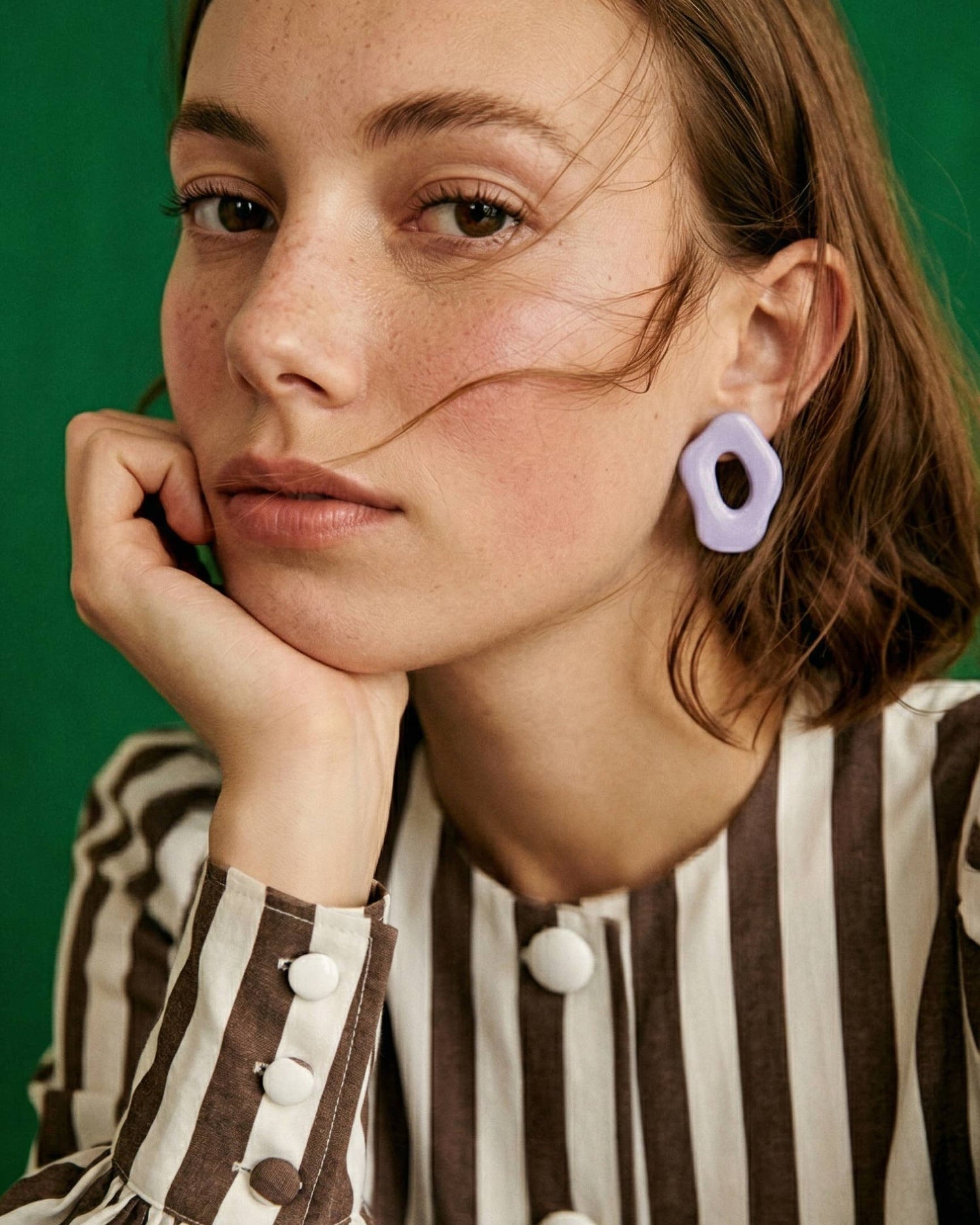 Ovale Earrings Lavender