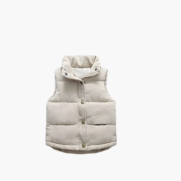 Annie & Charles Corduroy Cardigan vest in pastel color for ages 3-4.