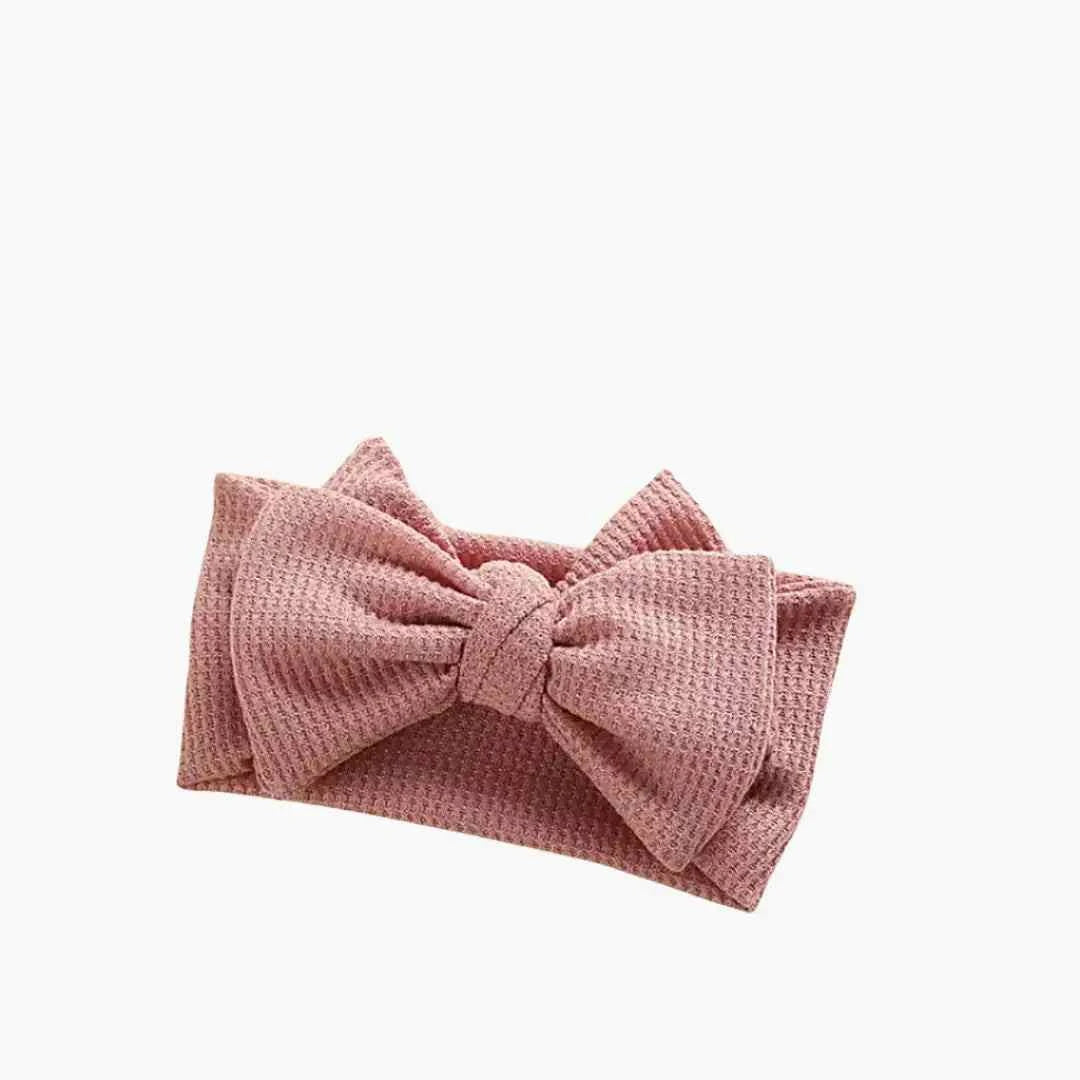 Babybow Pink Headband – Soft Pink Bow Hairband for Girls & Babies
