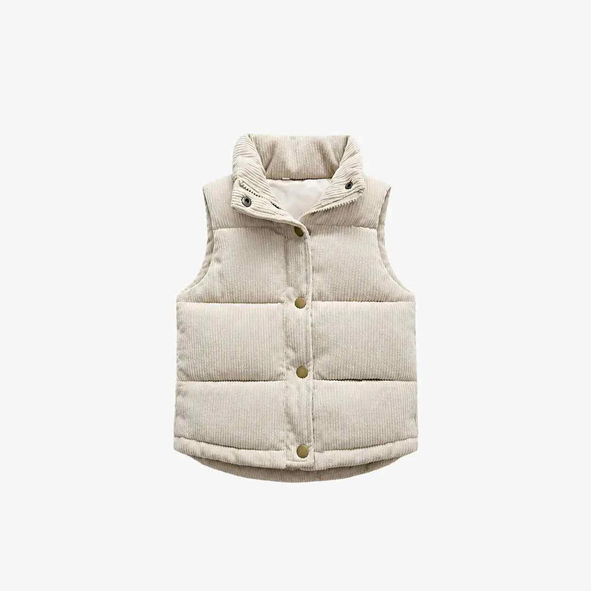 Soft corduroy quilted cardigan designed for warm layering and effortless everyday styling