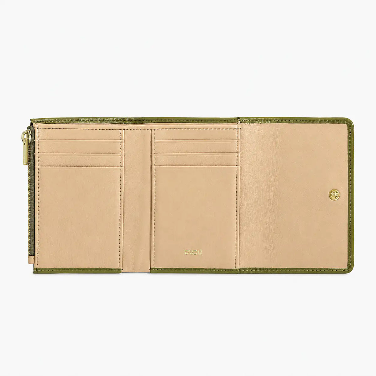 DuDu® compact leather wallet for women featuring a refined design for cards, cash and everyday essentials