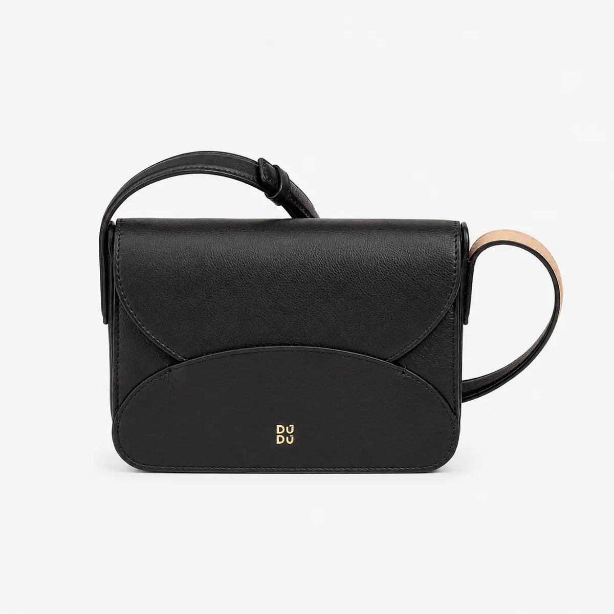 DuDu® Pocket Elegance leather wallet crafted from multicolor full-grain calf Nappa leather with an elegant compact design