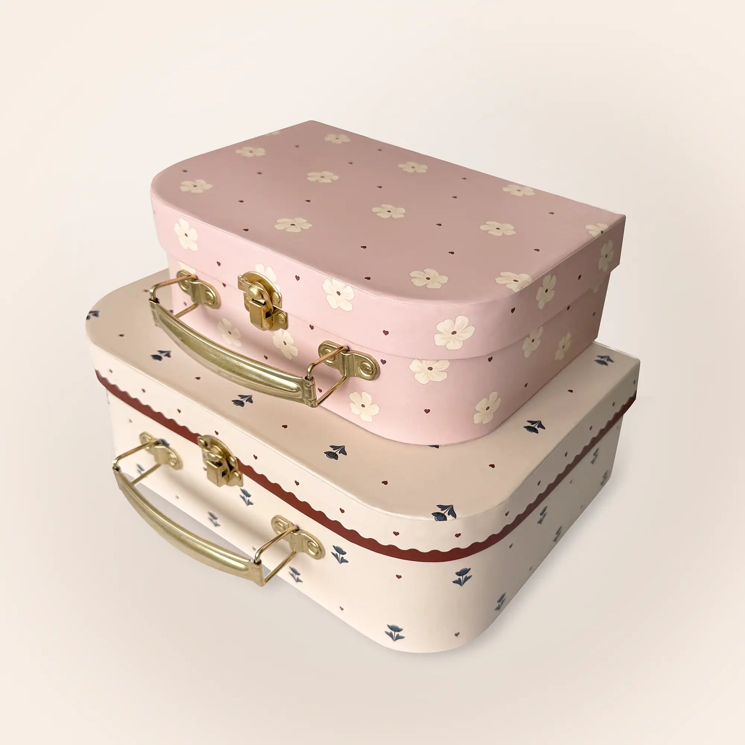 a10907-ad.myshopify.com Floral Storage Suitcase Set
