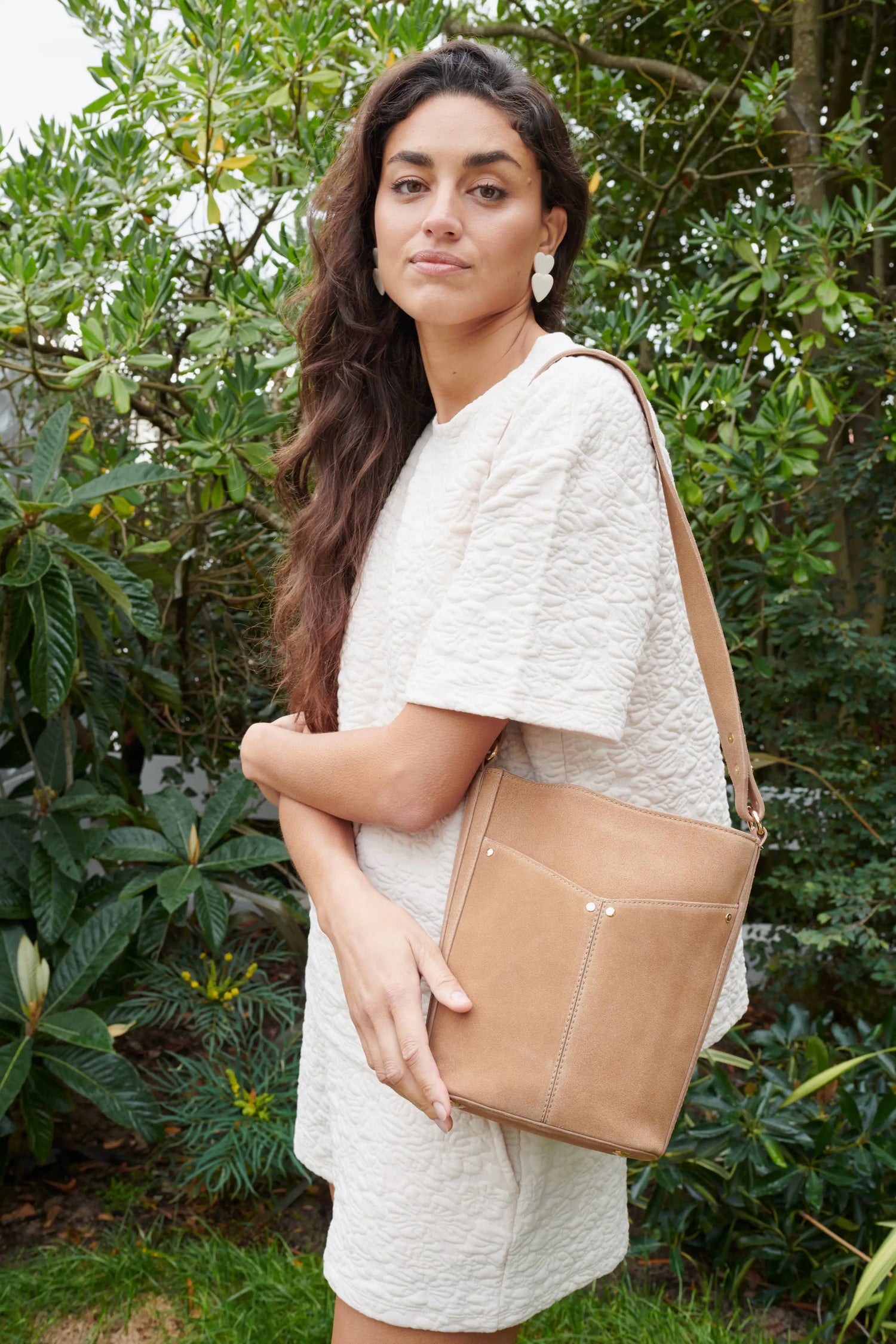 a10907-ad.myshopify.com Gabrielle Moka Leather Bag