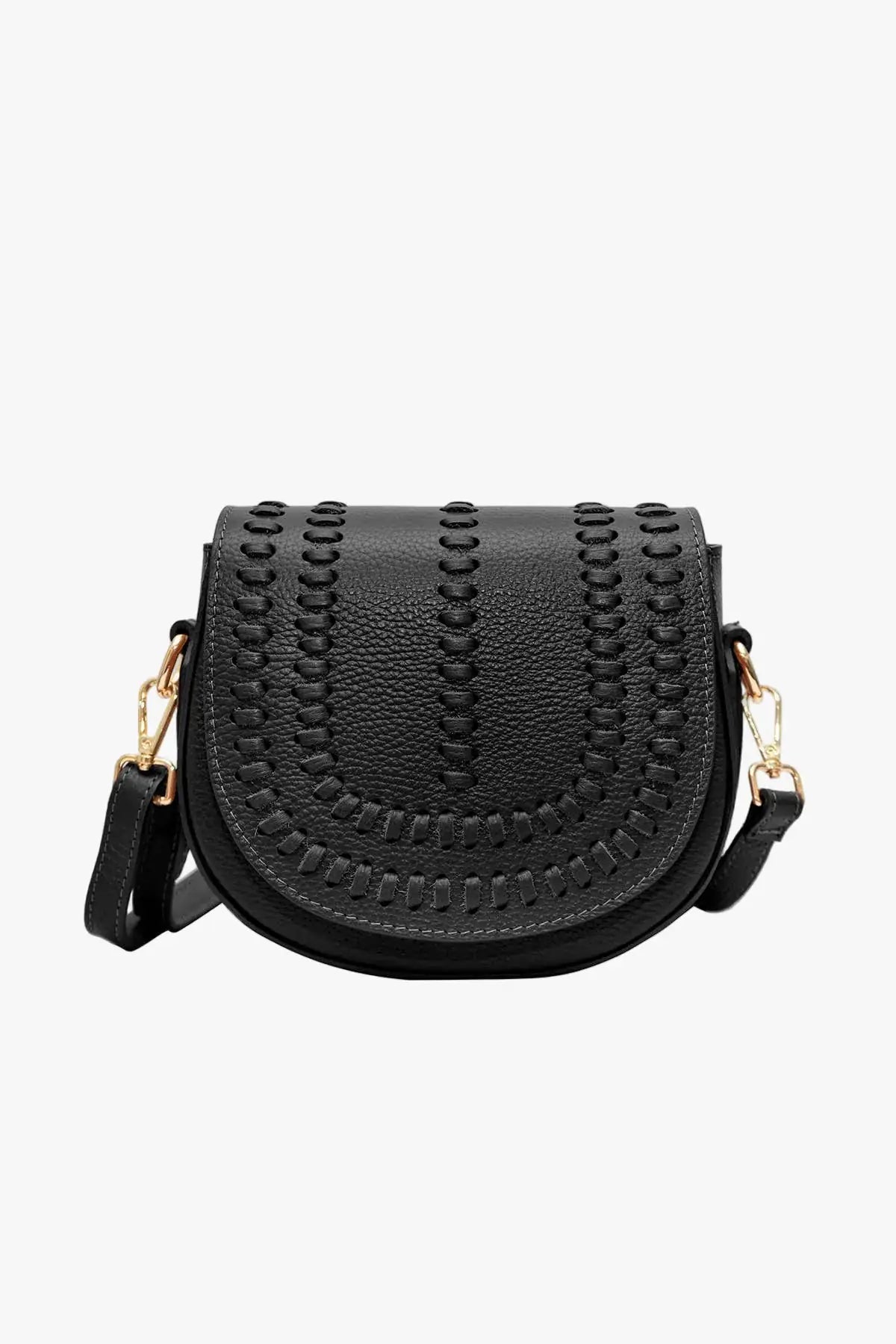 Grained Luxe crossbody bag with premium textured leather and an elegant design for everyday and sophisticated style