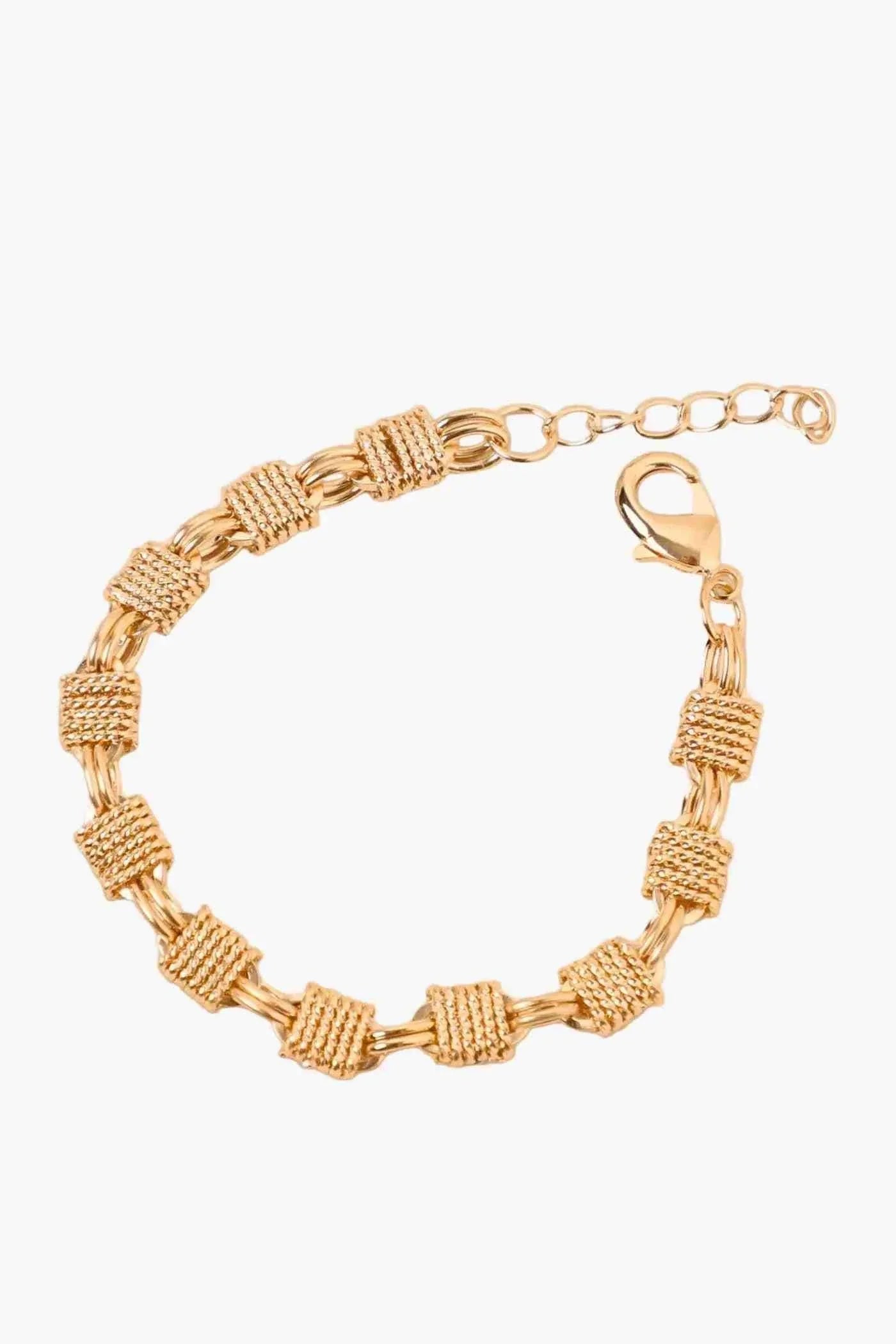 Kiran armband geometric link bracelet with modern elegant design