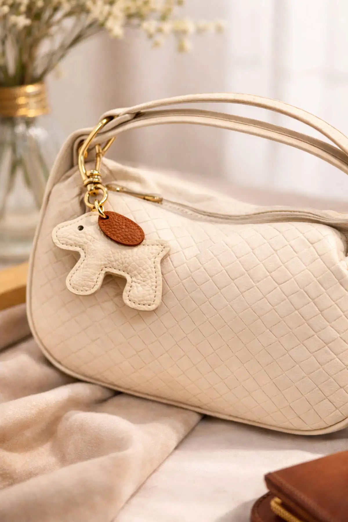 a10907-ad.myshopify.com LIO Rust Leather Bag Charm