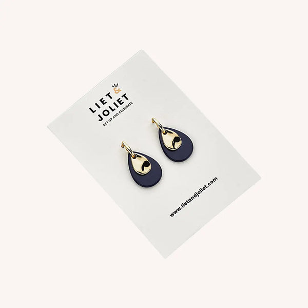 Liet & Joliet Honey Dark Blue Earring Liet & Joliet