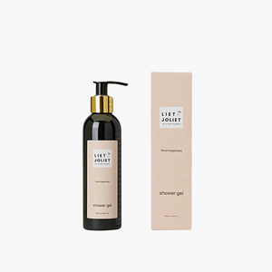 Liet & Joliet Floral Happiness Showergel bottle and packaging.