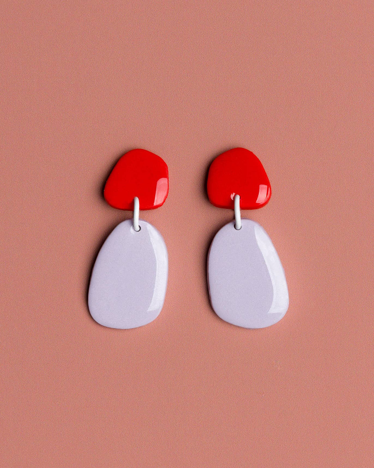 Lightweight handmade polymer clay earrings designed for comfortable everyday styling and effortless statement looks