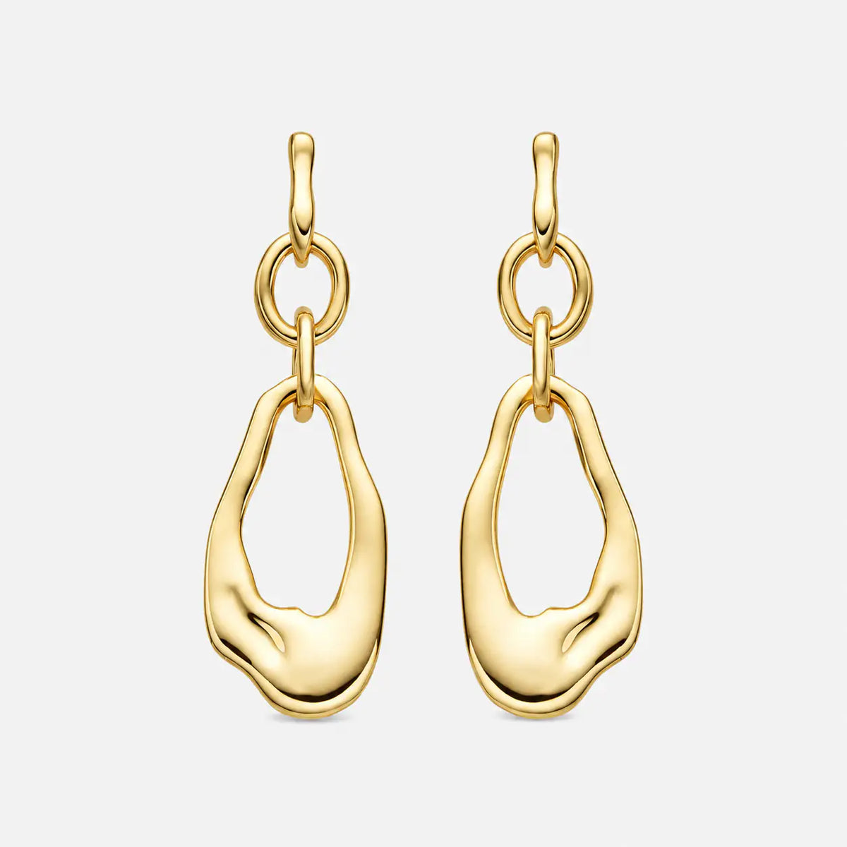 LievKaart Luxenter Othoai Earrings – 18K Gold-Plated Statement Earrings