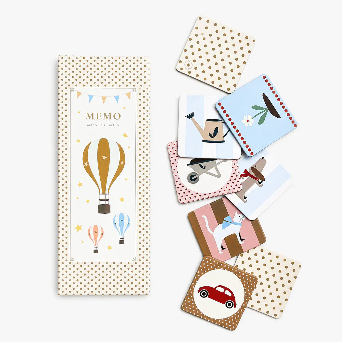Stylish wooden memory matching game for kids designed for educational play and interactive learning