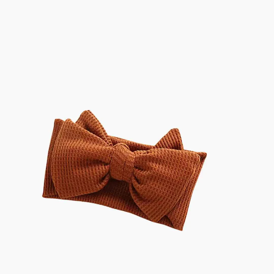 Soft bow headband for baby girls designed for gentle and stylish everyday hair accessories