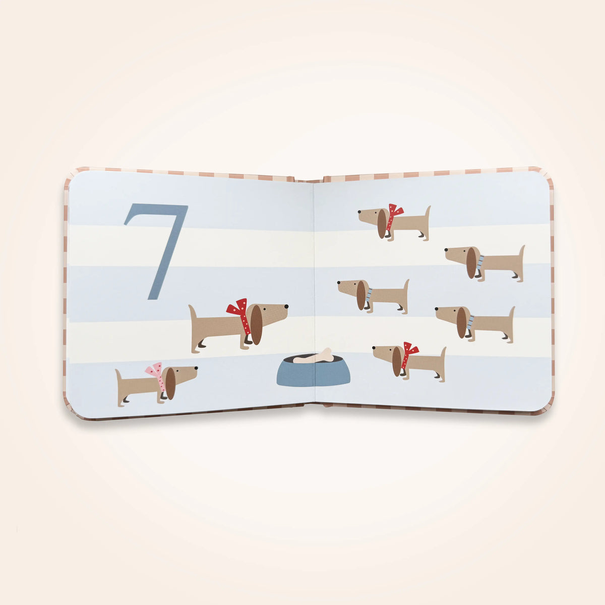 Timeless baby numbers keepsake book combining early learning with a beautiful book to treasure as a childhood memory