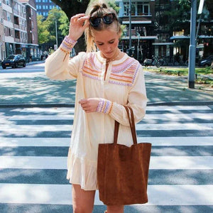 Bazou Cognac Shopper Large BAZOU