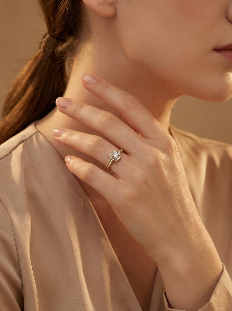 Ring van roestvrij staal 424RX250: Geld / 100% Roestvrij staal – alternate product view