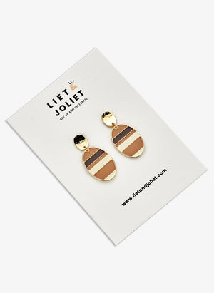 Liet & Joliet Rye Bronze Earring LievKaart