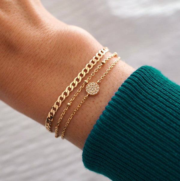Meora Paris Silver Love Bracelet