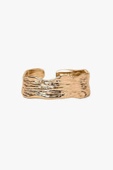 WAEKURA Adonis-ring 6mm wide minimalist silver ring with subtle irregular detail