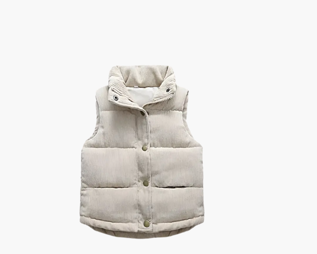 Annie & Charles Corduroy Cardigan vest in pastel color for ages 3-4.