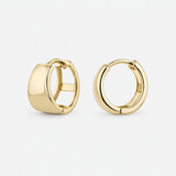 Auro Hoop Earrings – 925 Sterling Silver Hoops with 18K Gold Plating | Elegant Everyday Earrings