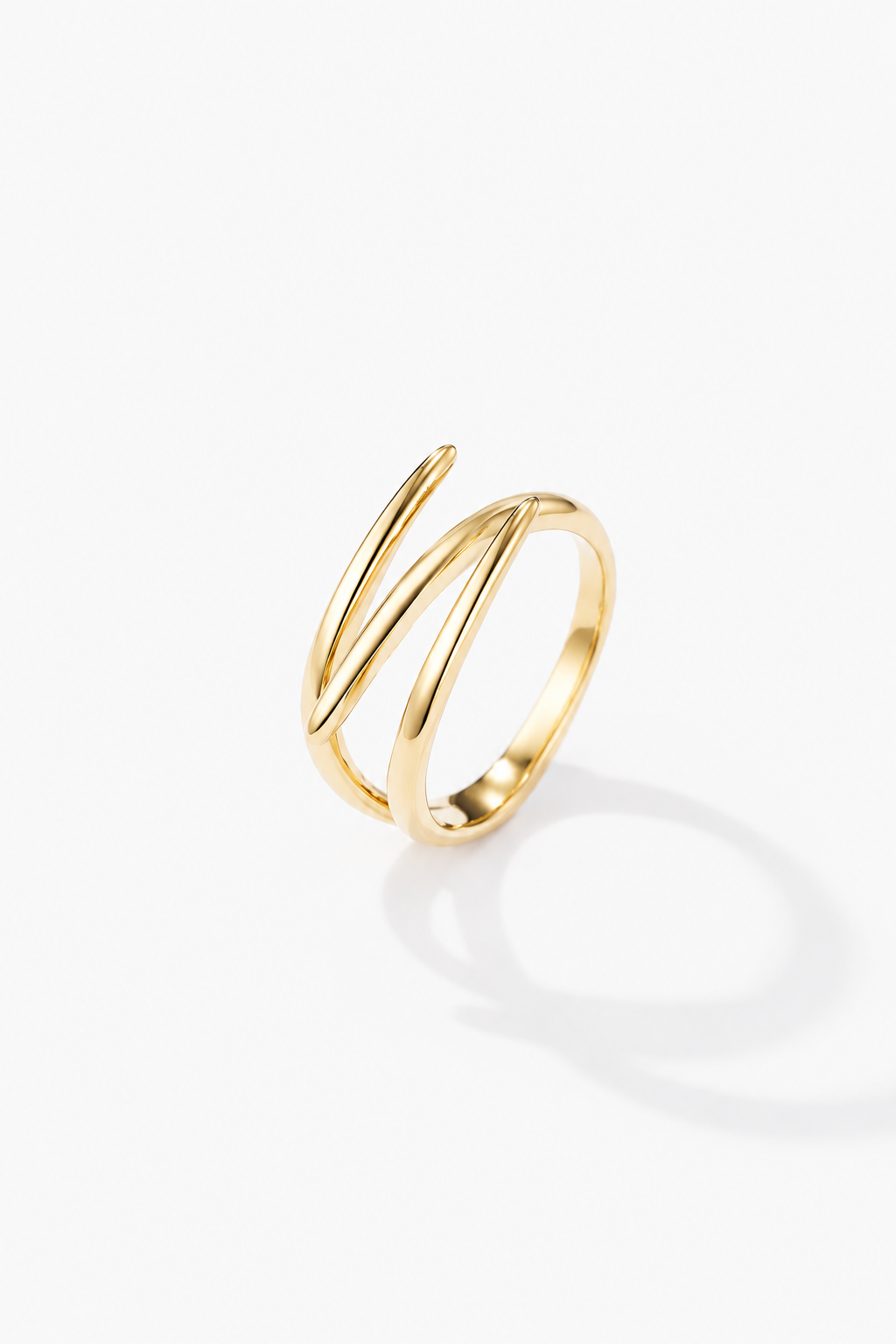 RVS ring 424AQ179: Goud / Roestvrij staal – product image