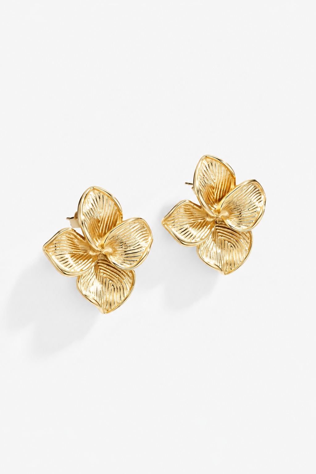 Stainless Steel Flowers Earrings – product image