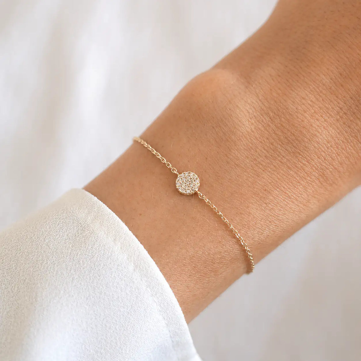 Delicate Silver Love Bracelet – alternate product view