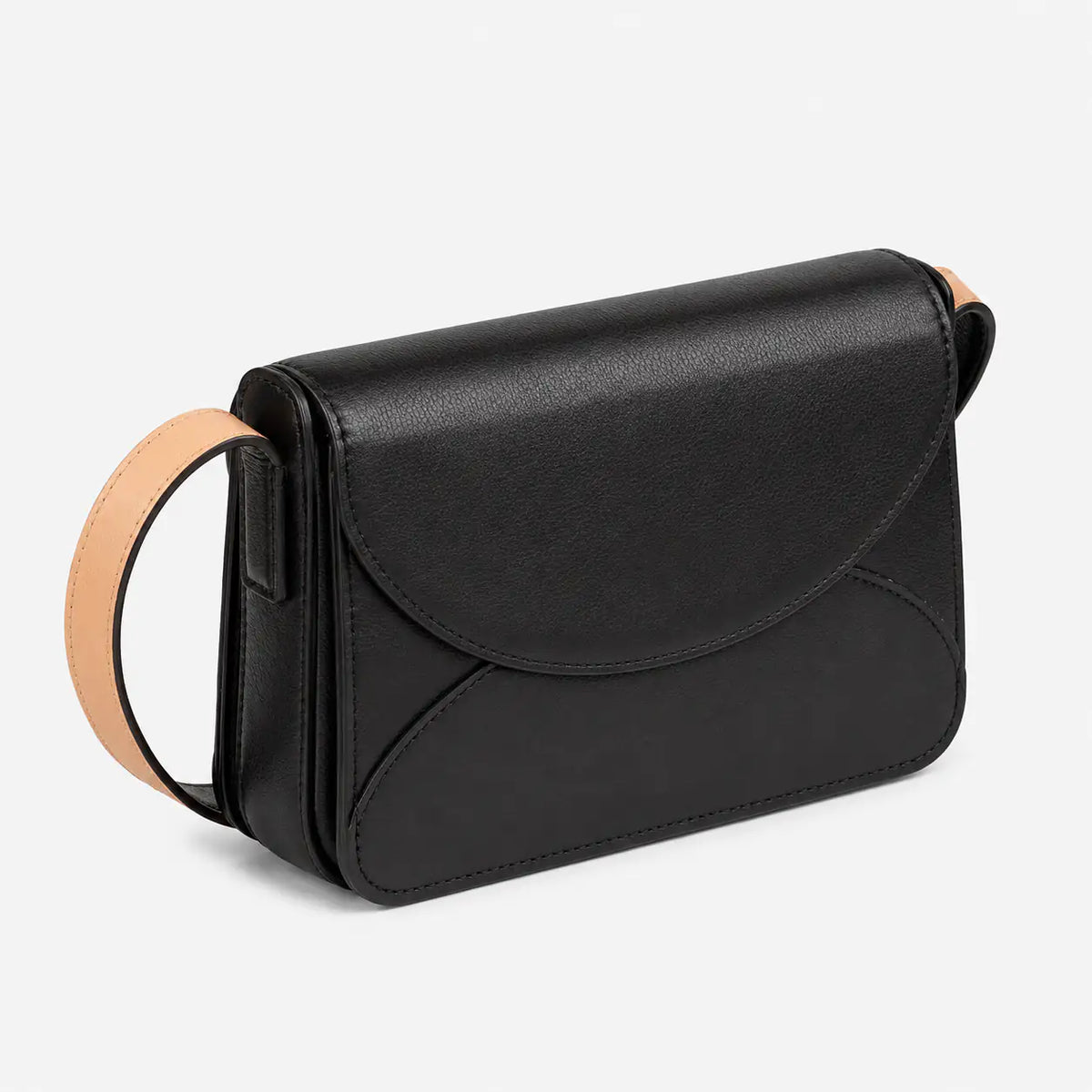  DuDu® multicolor leather bag made from premium full-grain calf Nappa leather for elegant everyday organisation
