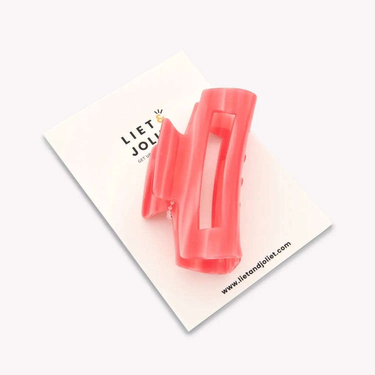 Elegant Emma pink hair clip featuring a soft feminine design for everyday hairstyles