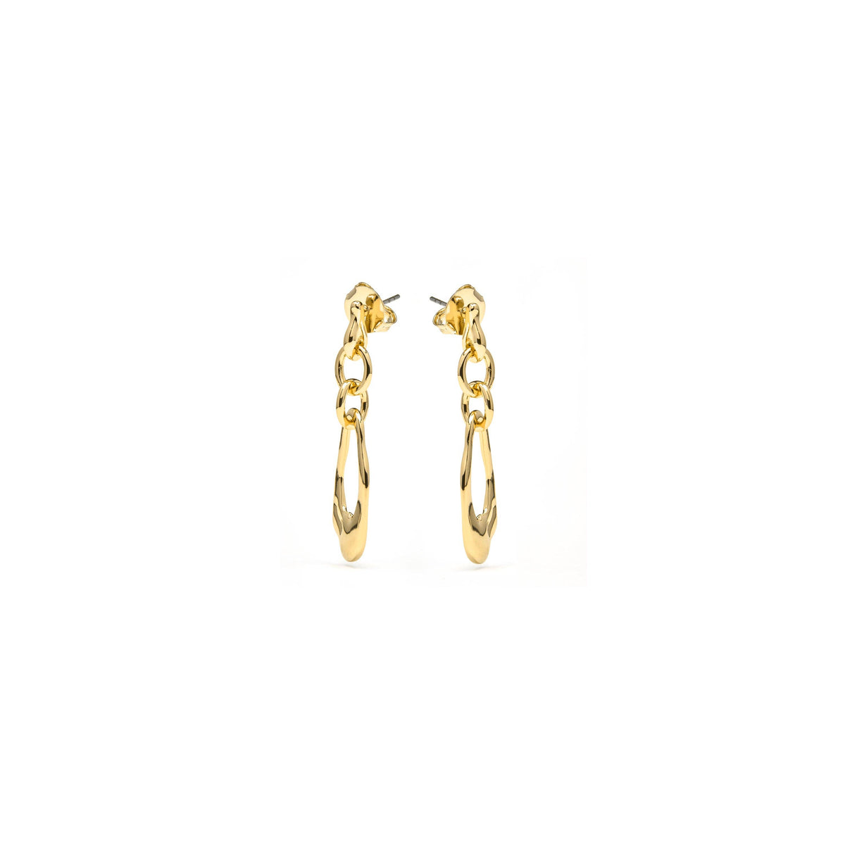 Elegant Luxenter Othoai statement earrings with a refined 18K gold-plated finish and modern silhouette