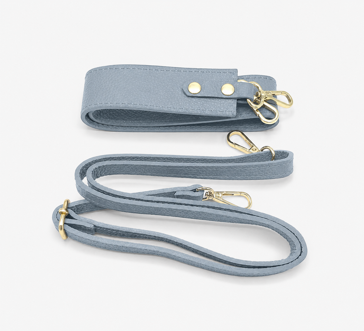 Elegant soft blue shoulder bag for women featuring a refined and versatile design for everyday styling
