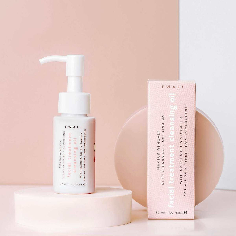 EwaliBeauty Facial Cleansing Oil bottle with packaging box, 100ML.
