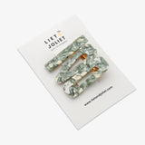 a10907-ad.myshopify.com Green and White hair clip