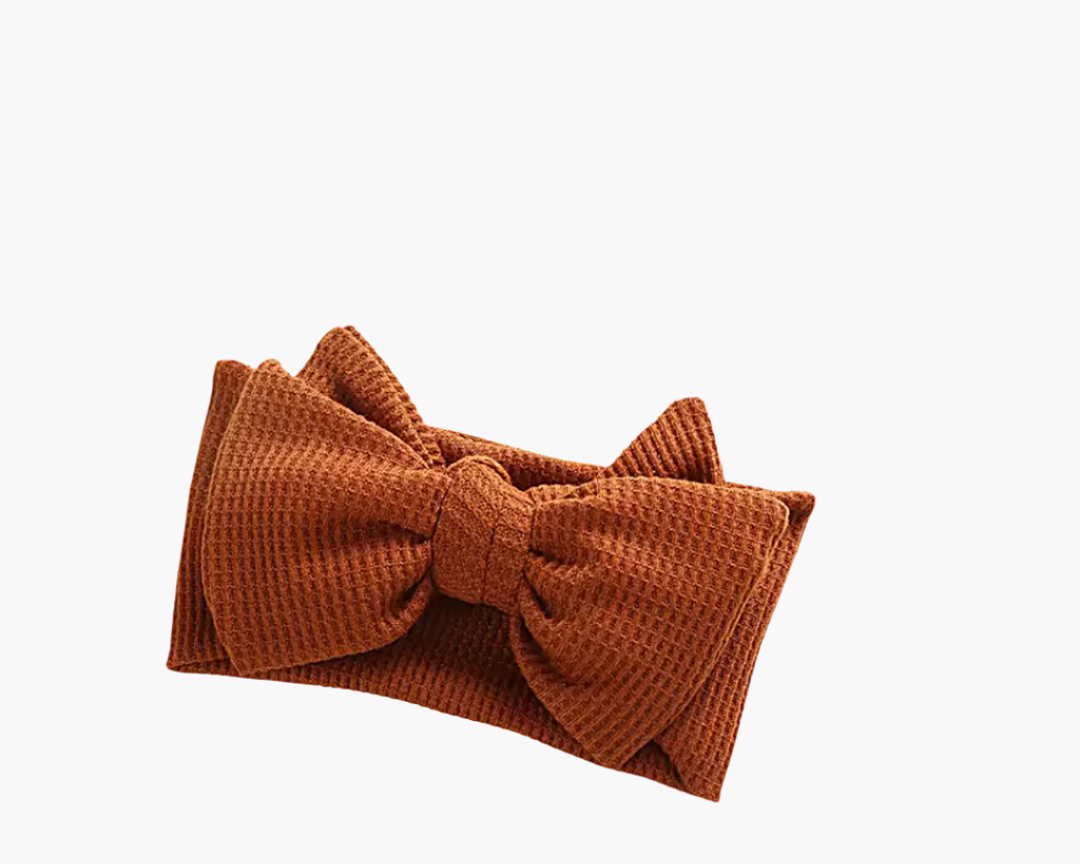 Headband Babybow brown