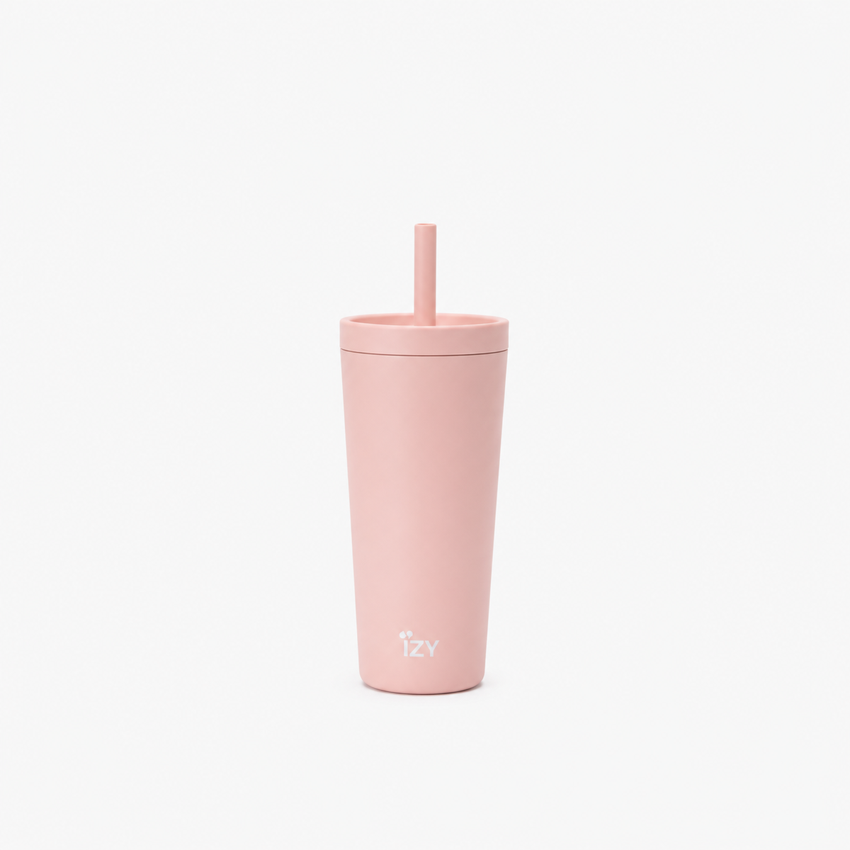 IZY Salmon Thermo Cup, reusable insulated travel cup in soft salmon pink for coffee, tea and everyday use
