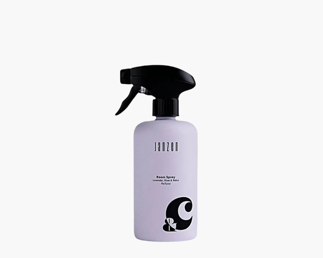 Janzen Room Spray &C Lavender Rose & Relax, 500ml bottle.