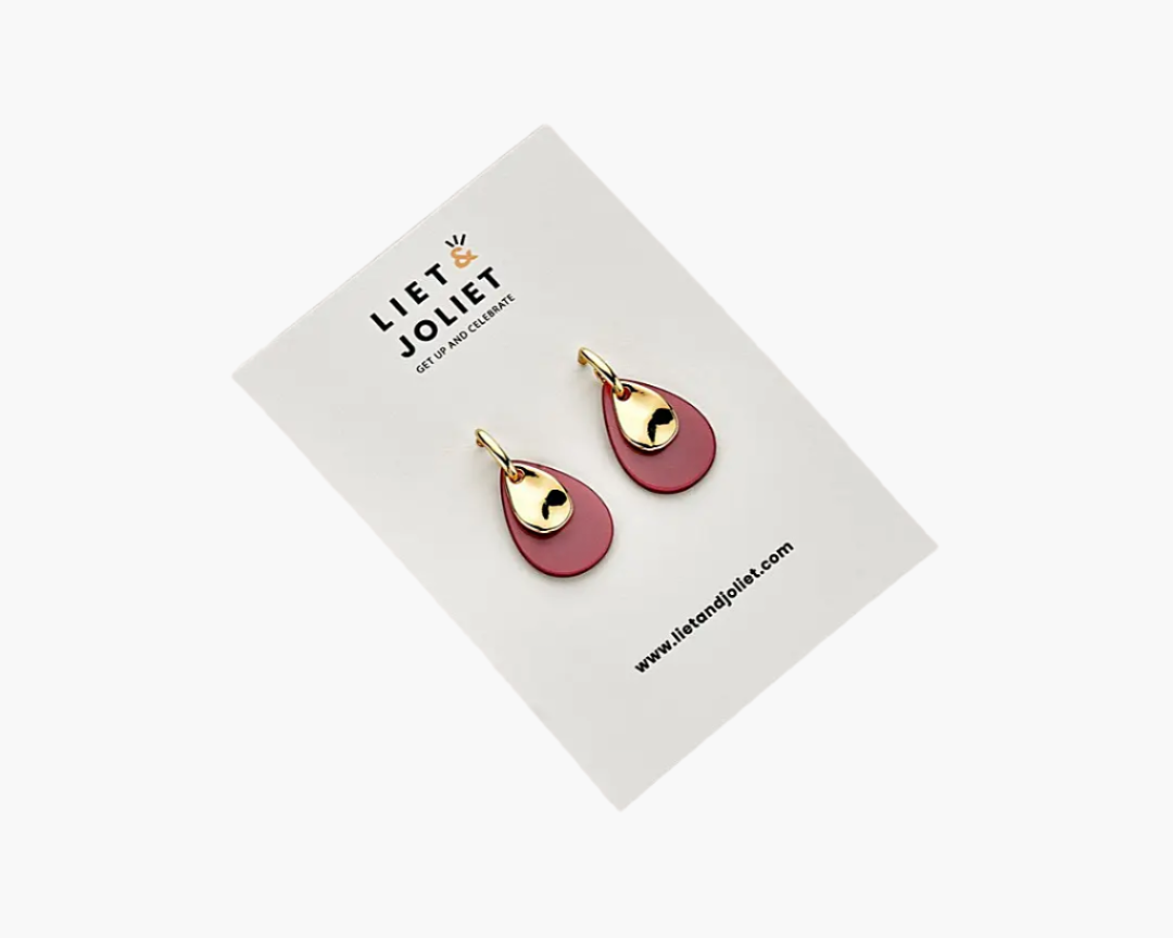 Liet & Joliet Honey Pink Earrings Liet & Joliet