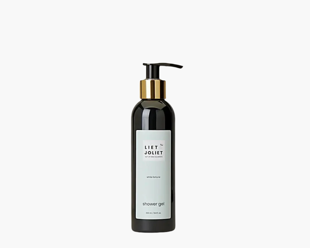 Liet & Joliet Showergel White Fortune bottle with lotus and citrus scent, 200ml.