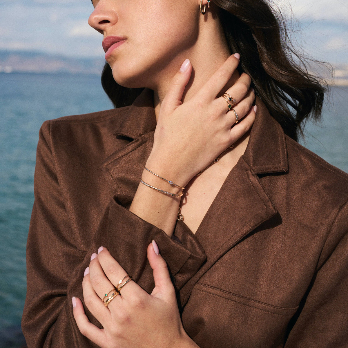 Gold plated Lagoon Bracelet – product detail view