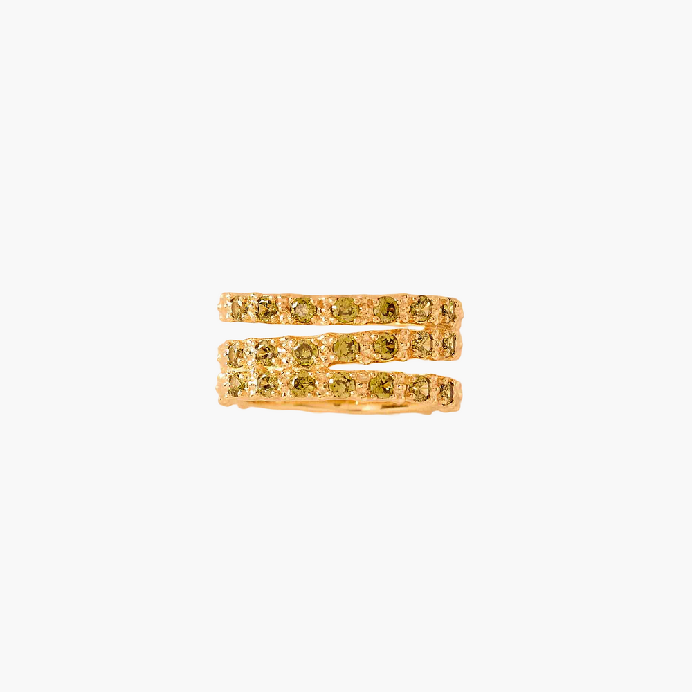 Amalia Green Ring Agapée Jewelry