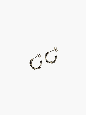 O'Milo Twisted gold hoops, Bruna O'Milo