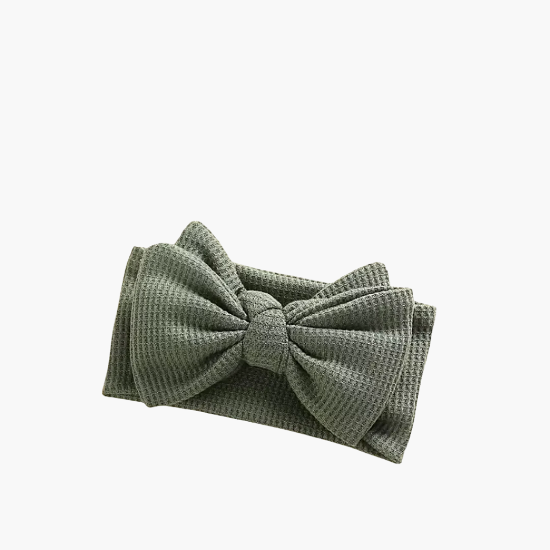 Headband Babybow Green