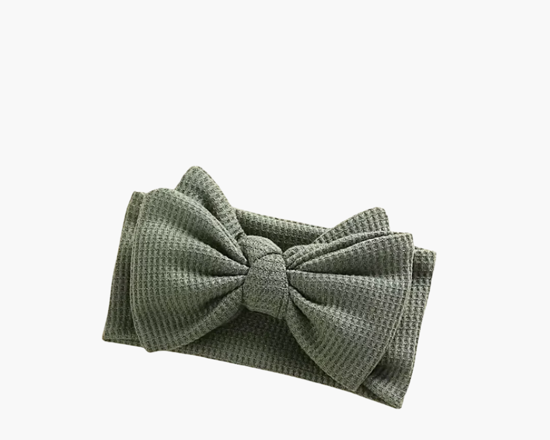 Headband Babybow Green