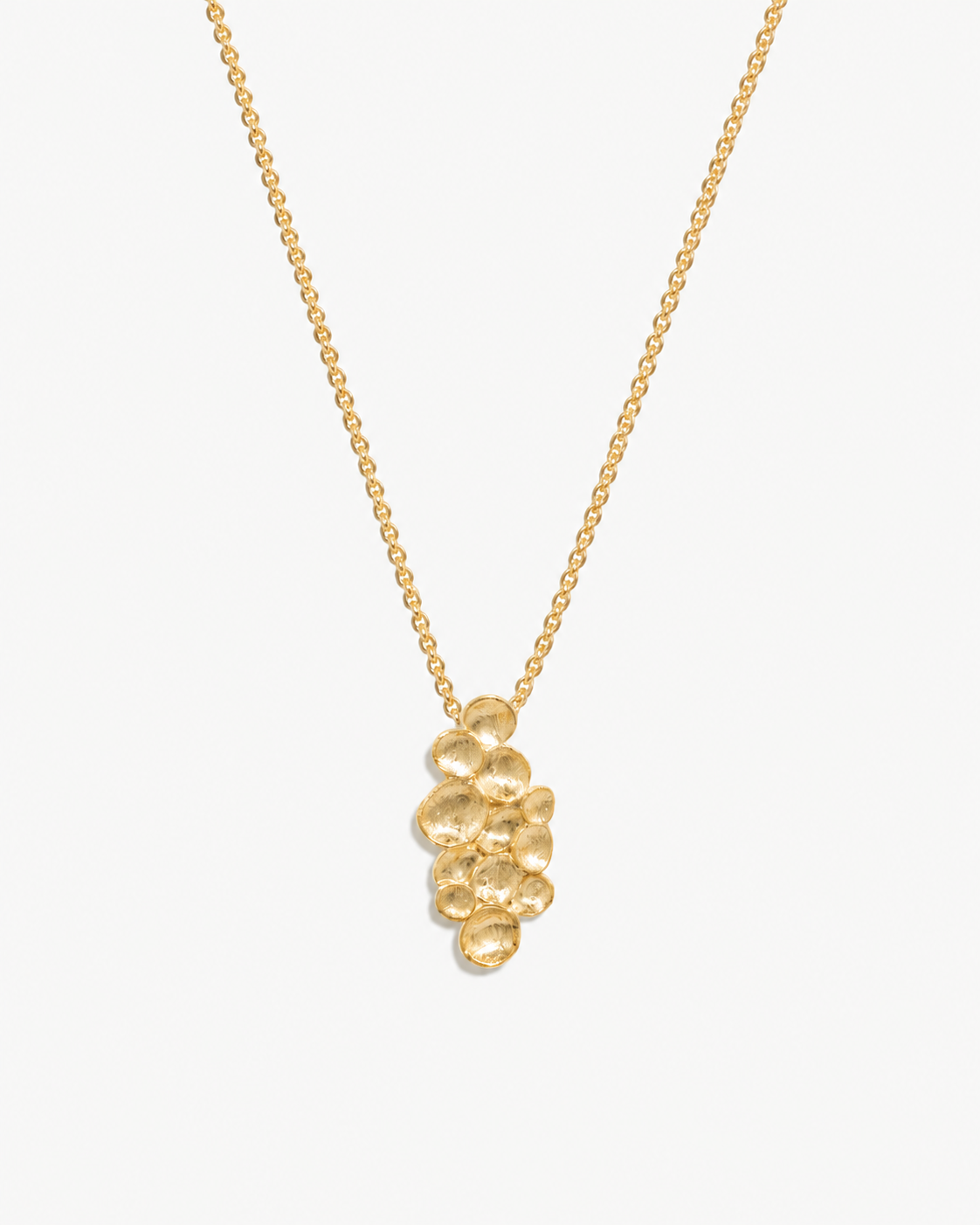 Simone necklace crafted from 925 sterling silver with an elegant 18K gold-plated finish