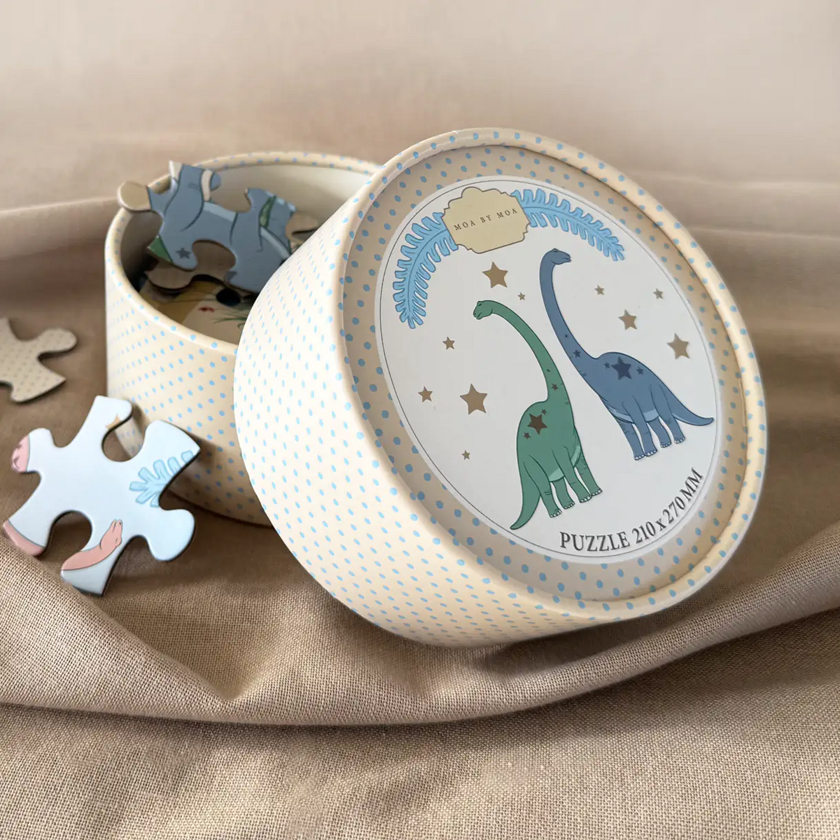 Stylish educational puzzle for children combining creative play with learning and discovery