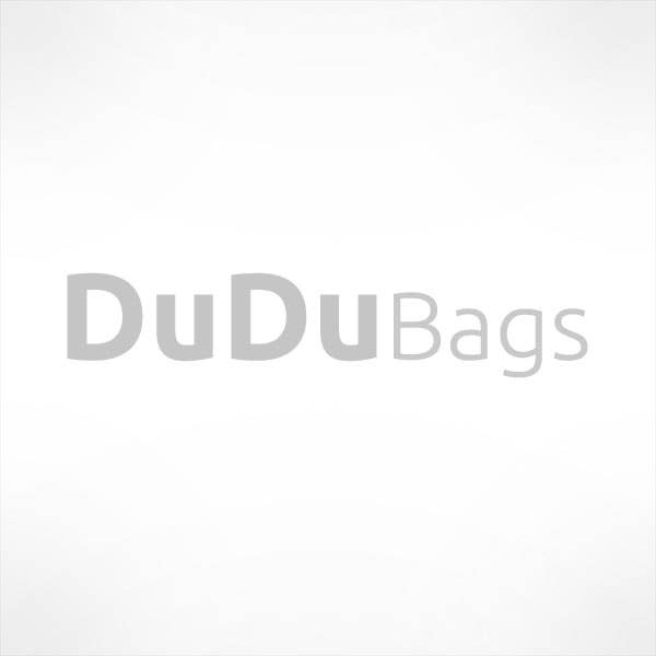 Dudu Grote Leren Schoudertas voor Dames Parelgrijs
