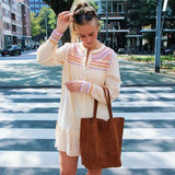 Bazou Cognac Shopper Large BAZOU